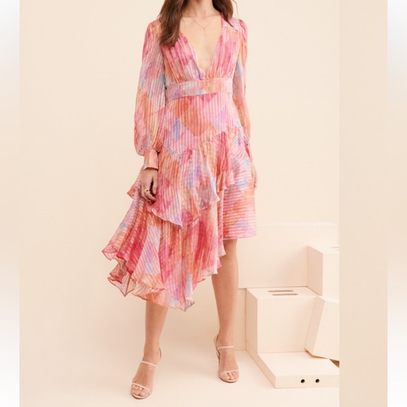 LoveShackFancy Dresses & Skirts - LoveSharkFancy women Meridian silk dress size 0 tried on but NEVER won